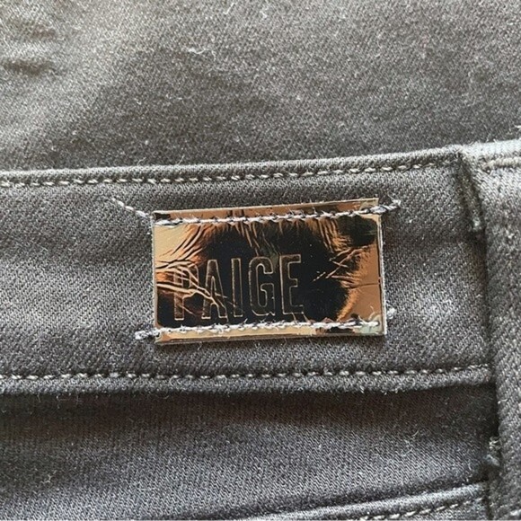 PAIGE | Verdugo Ultra Skinny Jeans Black Shadow EUC 27 - Picture 6 of 9